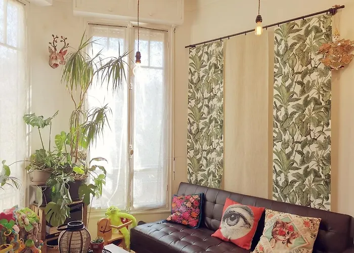 Bohemian Style And Luminous Balcony